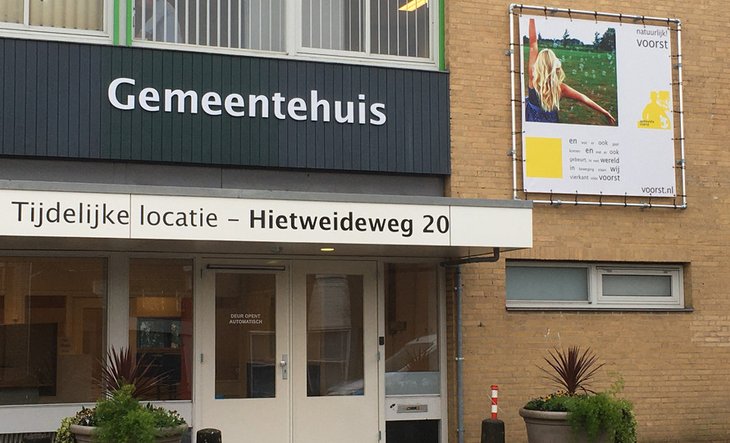 Tijdelijk gemeentehuis Hietweideweg