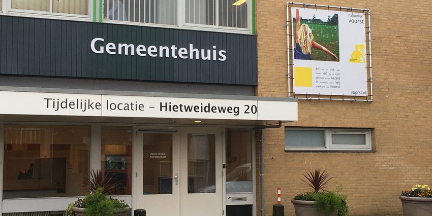 Tijdelijk gemeentehuis Hietweideweg