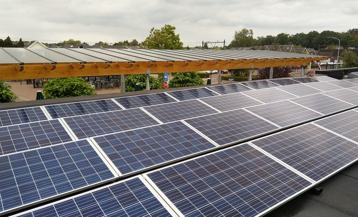 Zonnepanelen op daken