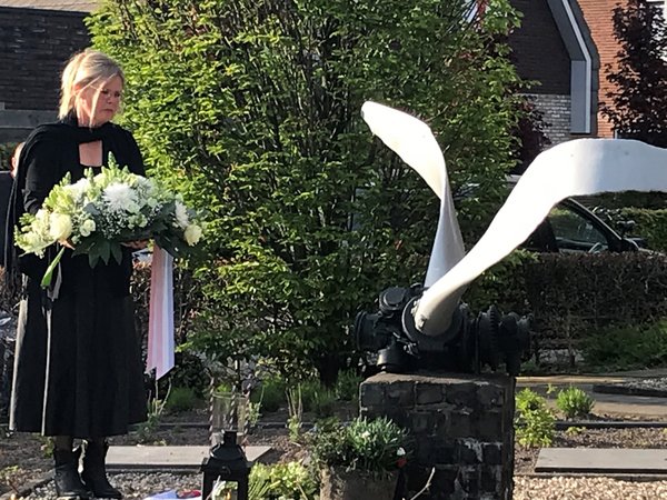 Herdenking in Klarenbeek