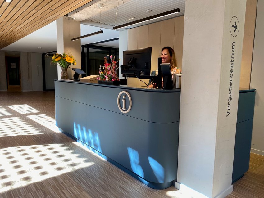 Servicebalie in het gemeentehuis