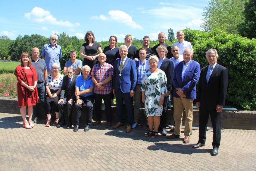 Gemeenteraadsfoto Voorst juli 2019