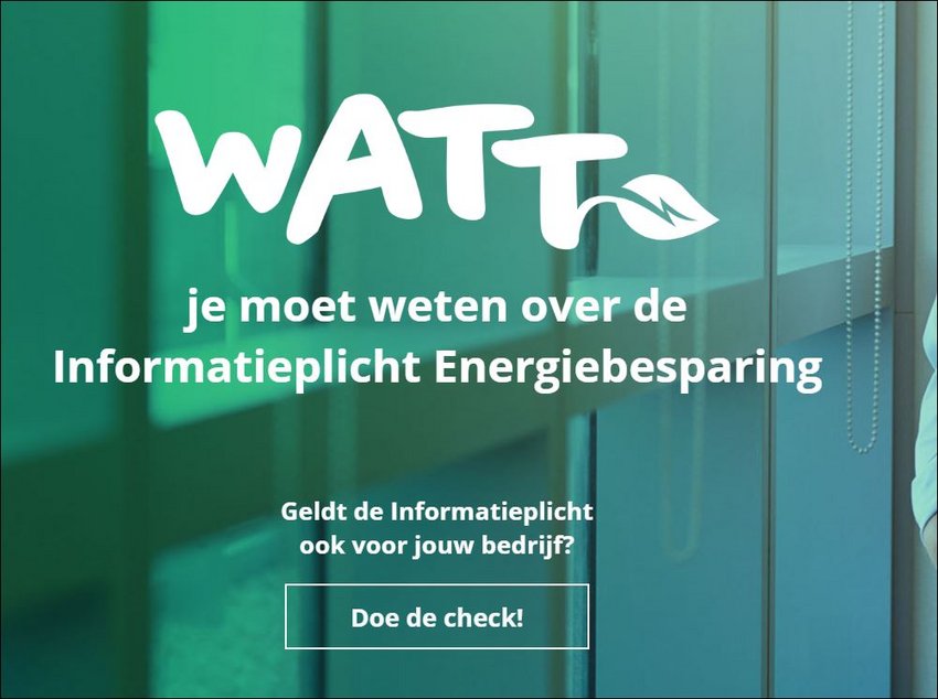 Informatieplicht Energiebesparing