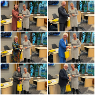 Felicitatiemoment bij benoeming raadsleden