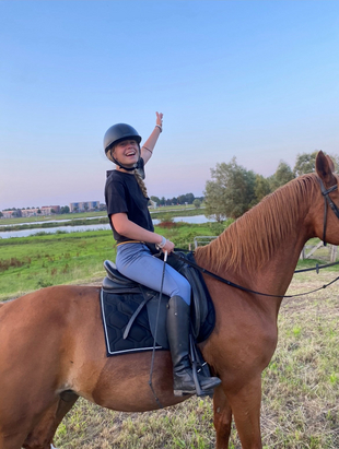 Saar op paard