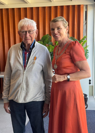 Ben van Bussel met burgemeester