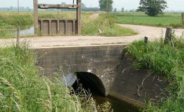 't Sluisje van Nijbroek, in de nabijheid van Vloeddijk 1