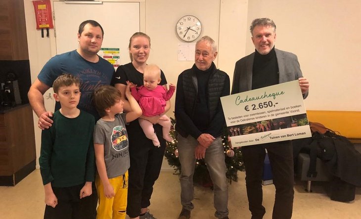 uitreiken cheque