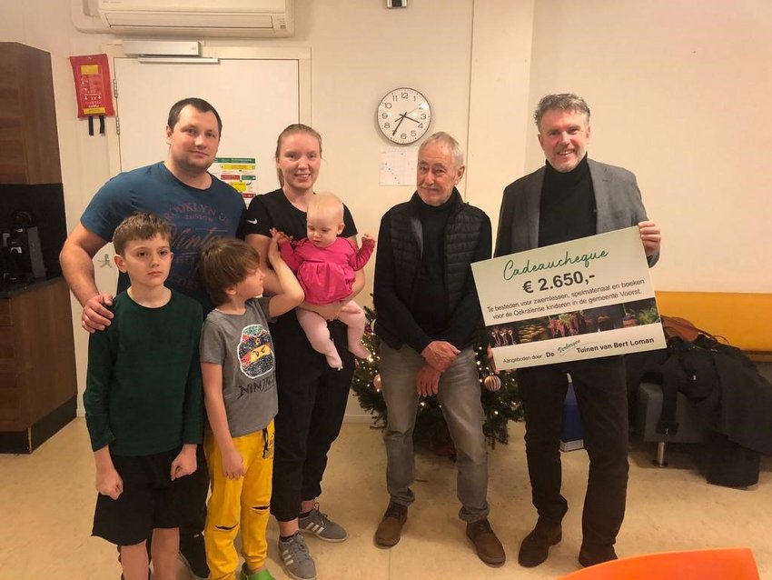 uitreiken cheque