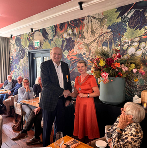 Carel de Bos met burgemeester