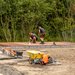 Infrastructuur en glas zetten