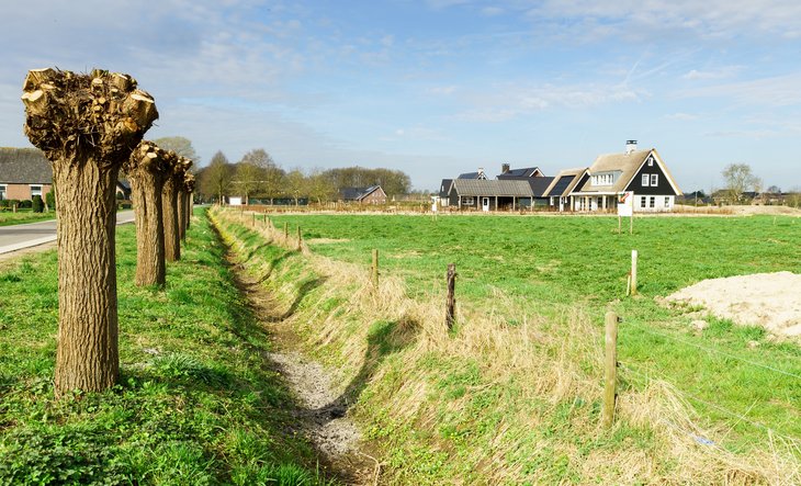 Leeg kavel waar gebouwd kan worden