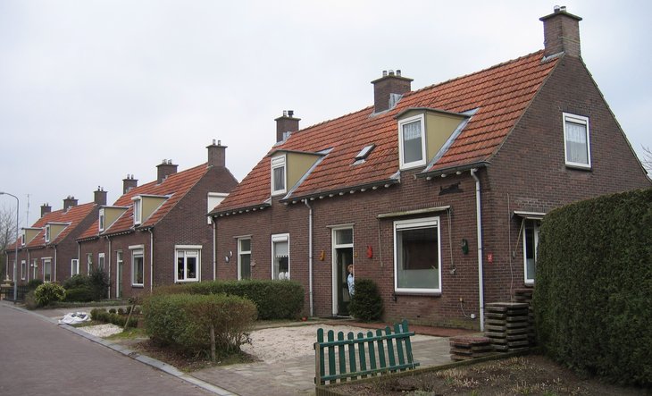 Wederopbouwwoningen, Binneweg 21 t/m 31 (oneven nrs.)