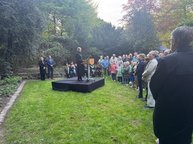 Burgemeester houdt toespraak