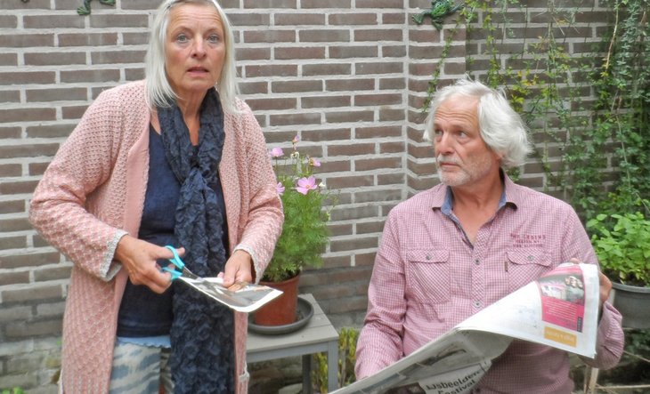 Acteurs uit de voorstelling over dementie