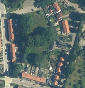 Luchtfoto van het Winkler Prins-terrein