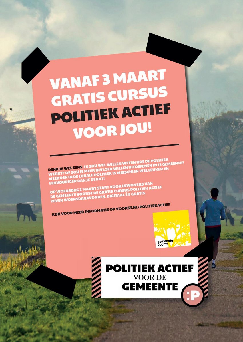 Politiek actief