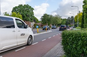 Verkeer bij een kruispunt