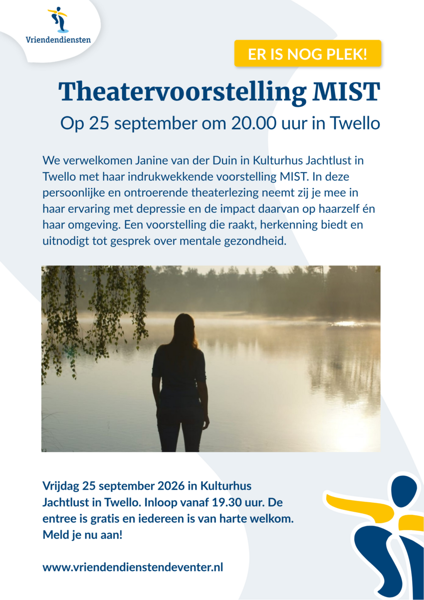 Flyer voorstelling 25 september