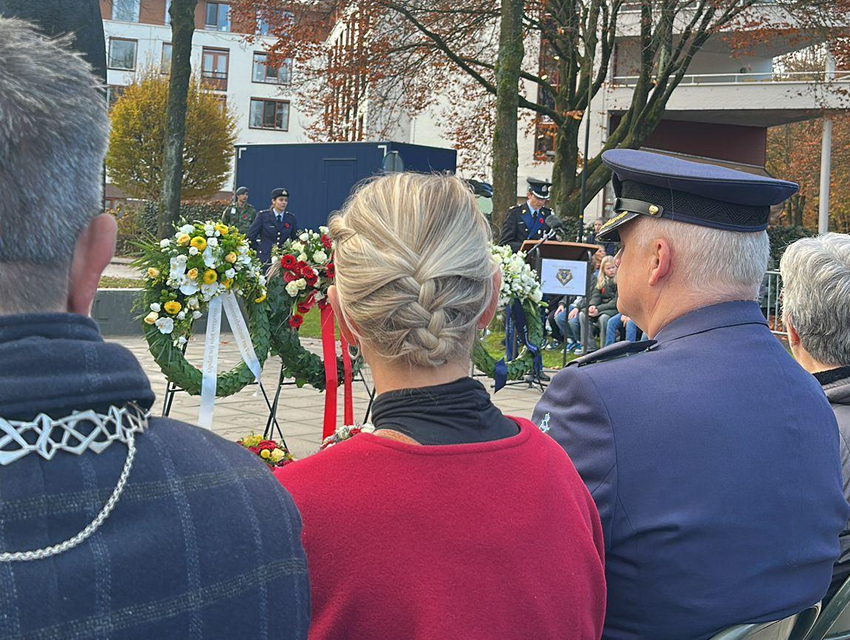Burgemeester bij herdenking