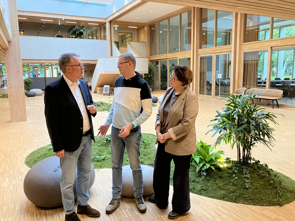 Wethouder Peter Wormskamp, Ronald, Henriëtte (MEESamen)