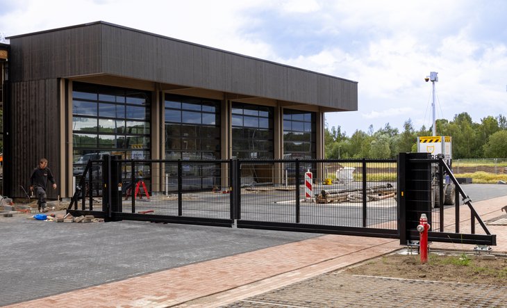 Infrastructuur en glas zetten