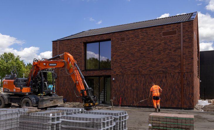Infrastructuur en glas zetten
