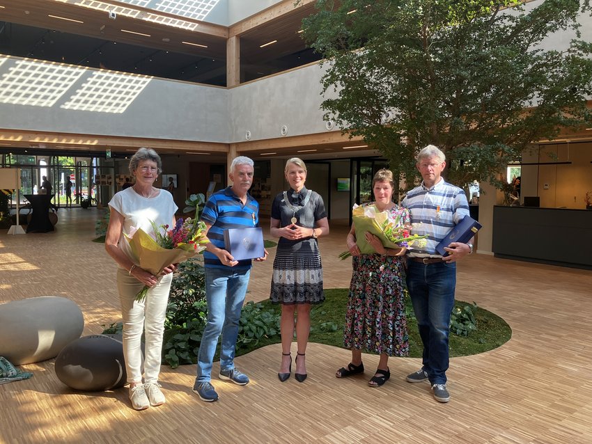 Onderscheiding 40 jaar avondfietsvierdaagse