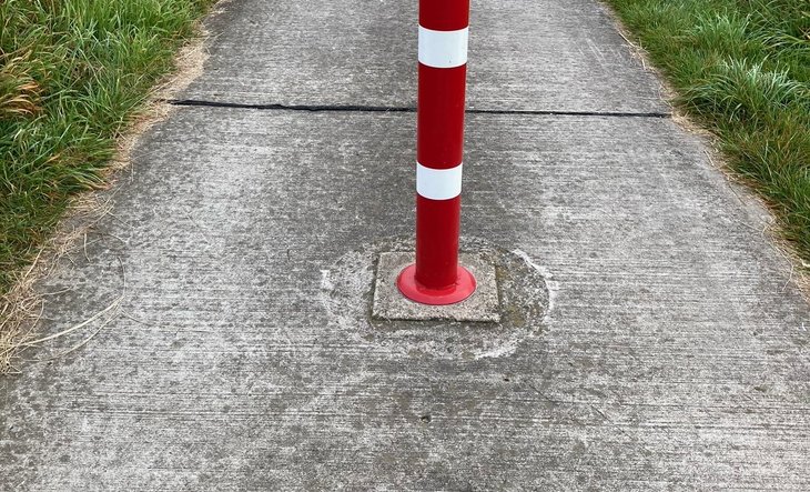 verwijderen overbodige fietspaaltjes