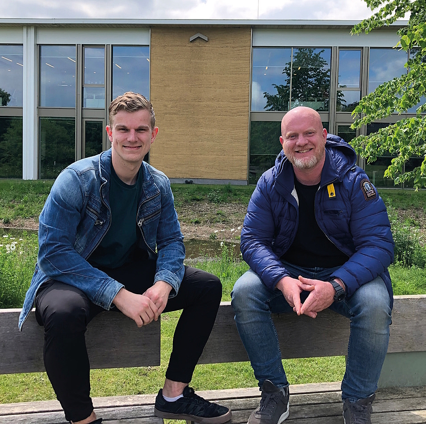 Coaches Daan Bouterse en Erwin Snijder