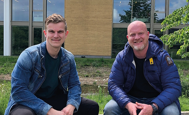 Coaches Daan Bouterse en Erwin Snijder