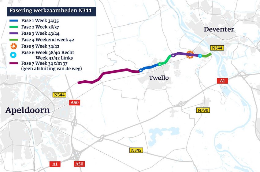 kaartje werkzaamheden n344