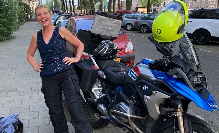 Paula vakantie met motor