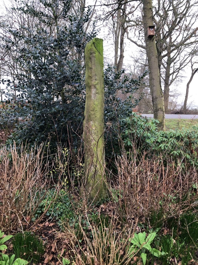 Grenspaal nr. 7, bij Polveensweg 24